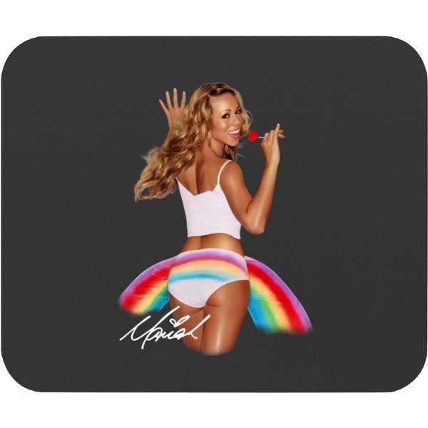 Mariah Carey Rainbow Mouse Pads