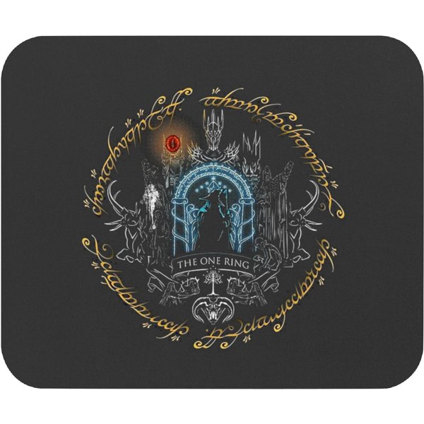 The Lord Of The Ring Logo Mouse Pads