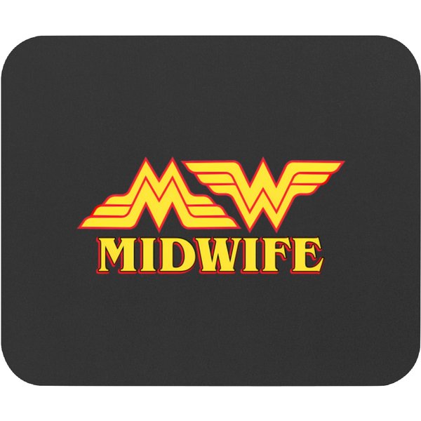 Midwife Comic Version Mouse Pads