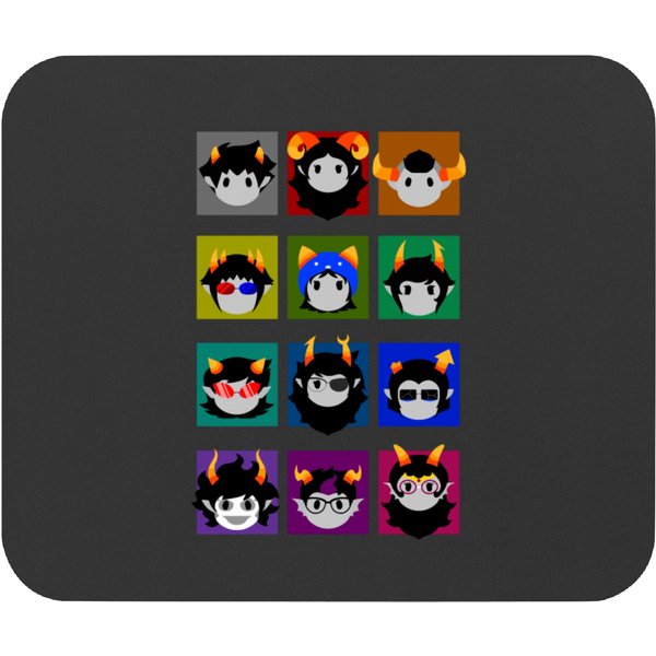 Chibi Homestuck Trolls Mouse Pads-image