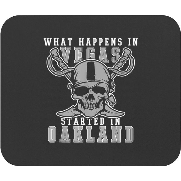 What Happens In Vegas Started In Oakland Football-Raider Mouse Pads-image