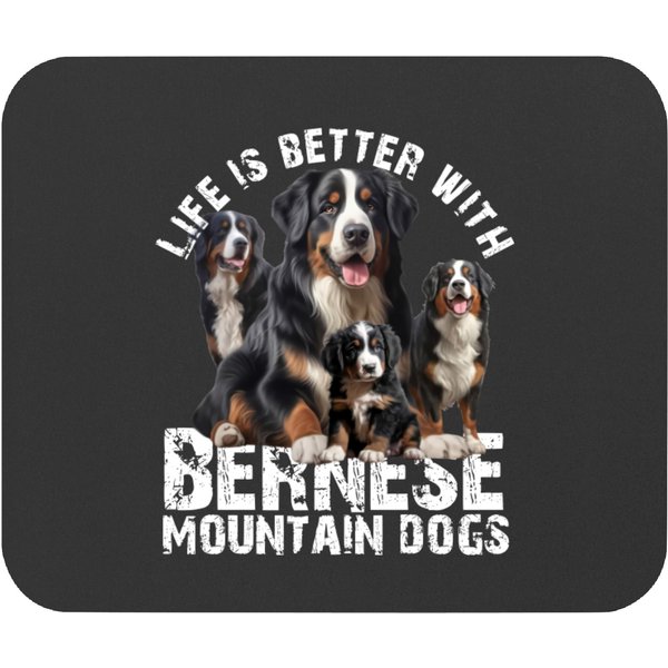 Bernese Mountain Dog Mouse Pads-image