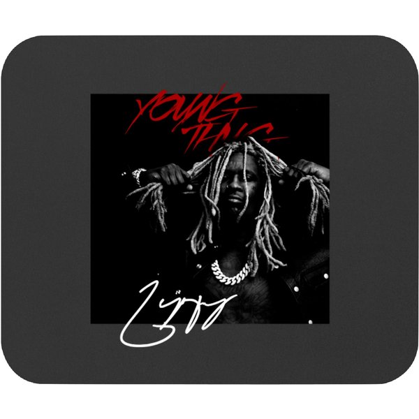 Young Thug Mouse Pads, Young Thug Rapper Mouse Pads-image