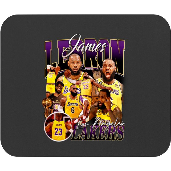Lebron James Los Angeles Basketball Mouse Pads, Basketball 90S Vintage Fan Gift-image