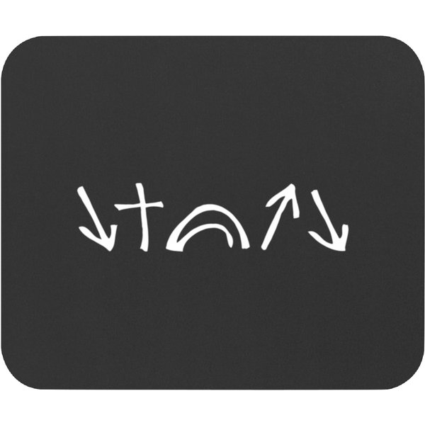 He Came He Died He Arose Christian Mouse Pad