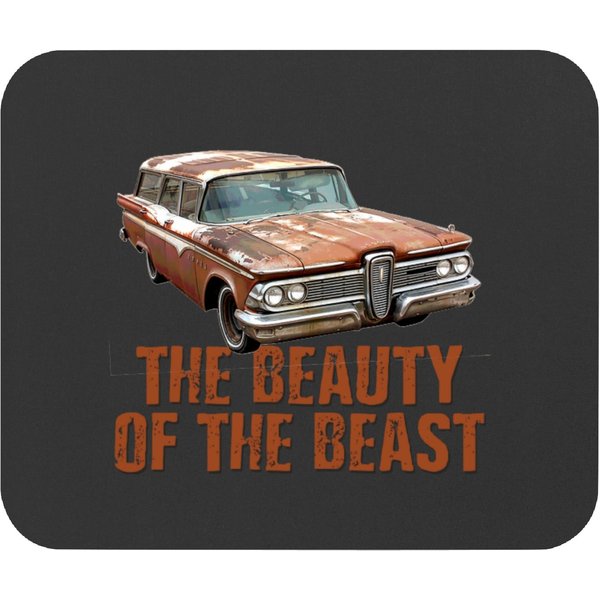 Weathered '59 Edsel Station Wagon W/ Script Mouse Pads