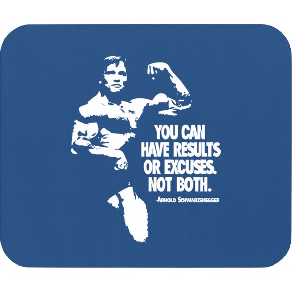 Arnold Schwarzenegger Motivational Mouse Pads