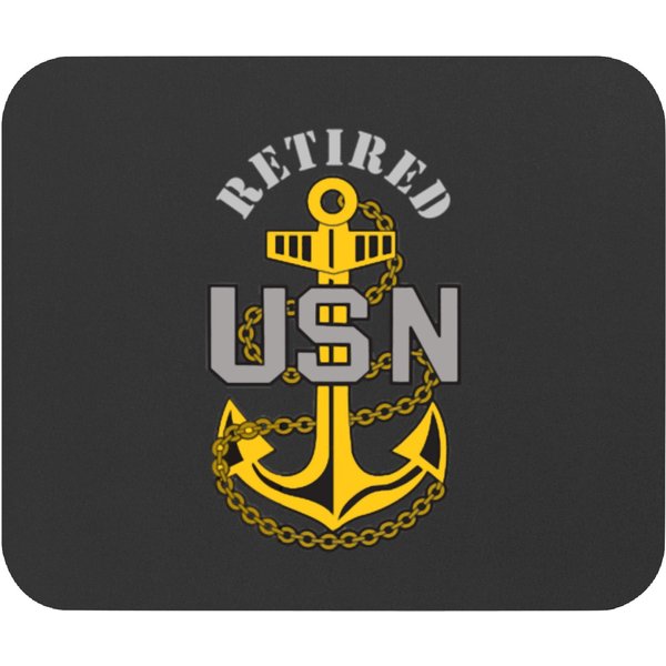 Navy Chief Anchor (Retired) Mouse Pads-image