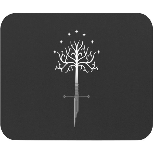 White Tree Of Gondor Shards Of Narsil | Essential Mouse Pads-image