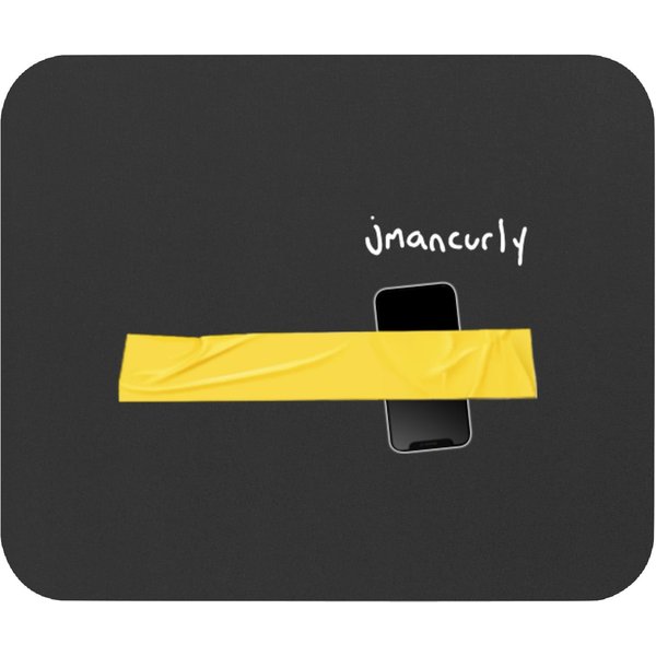 Jmancurly Yellow Tap Phone Mouse Pads
