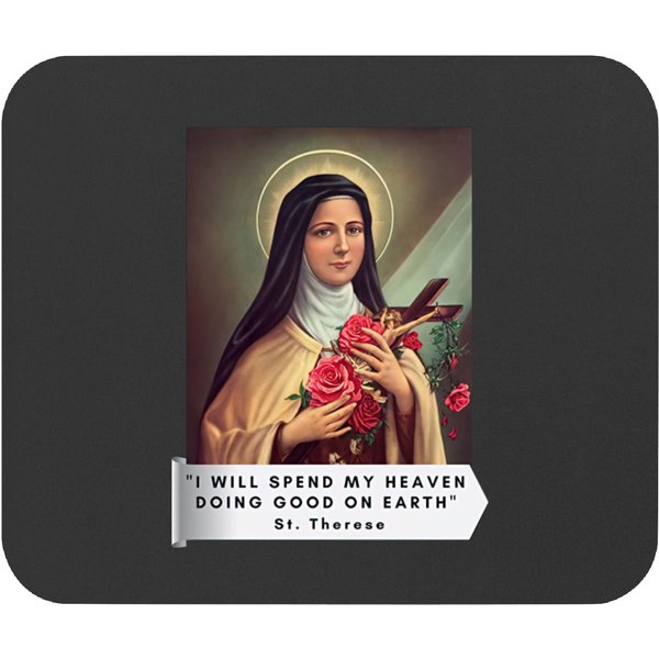 St Therese Of Lisieux Saint Therese Of Child Jesus Catholic Pullover Mouse Pads-image
