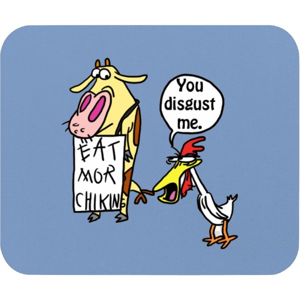 Cow And Chicken Chickfila122 Mouse Pads