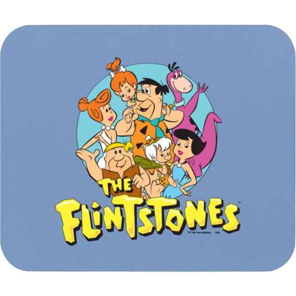 The Flintstones And Rubbles Family Graphic Mouse Pads-image