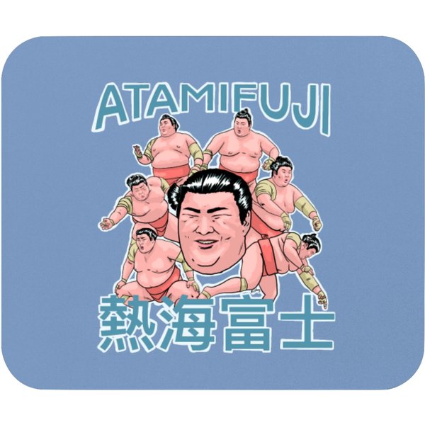 Atamifuji Sumos Wrestler Japan Mouse Pads-image