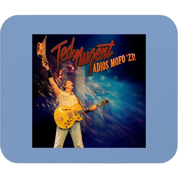 Ted Nugent Tour 2023 Mouse Pads - Adios Mofo