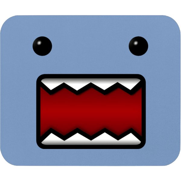 Shaded Domo-Kun - Mouth - Mouse Pads-image