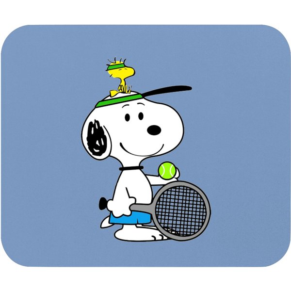 Snoopy Tennis Time - Snoopy Fan - Mouse Pads-image