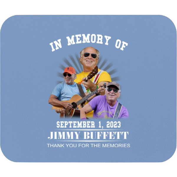 In Memorial Of Jimmy Buffett Mouse Pads, Vintage Jimmy Buffett Mouse Pads