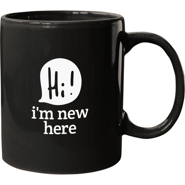 Hi I_m New Here Mugs