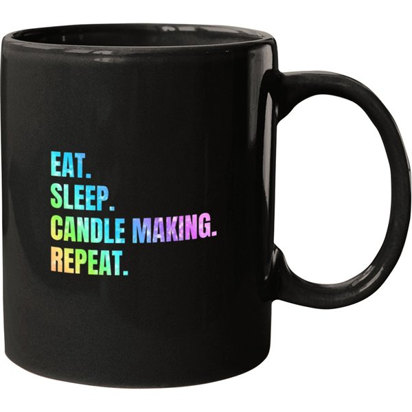 Candle Maker Eat Sleep Candle Making Mugs