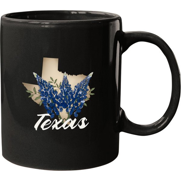 Texas Bluebonnet Pride With Spring Wildflowers Mugs-image