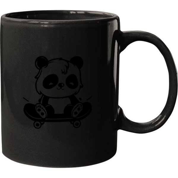 Panda On Skateboard Skating Mugs