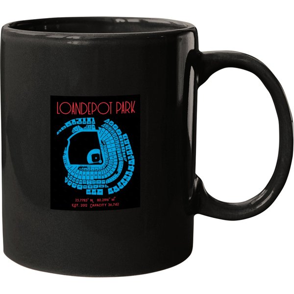 Miami Marlins Loan Depot Park Stadium Baseball Mugs