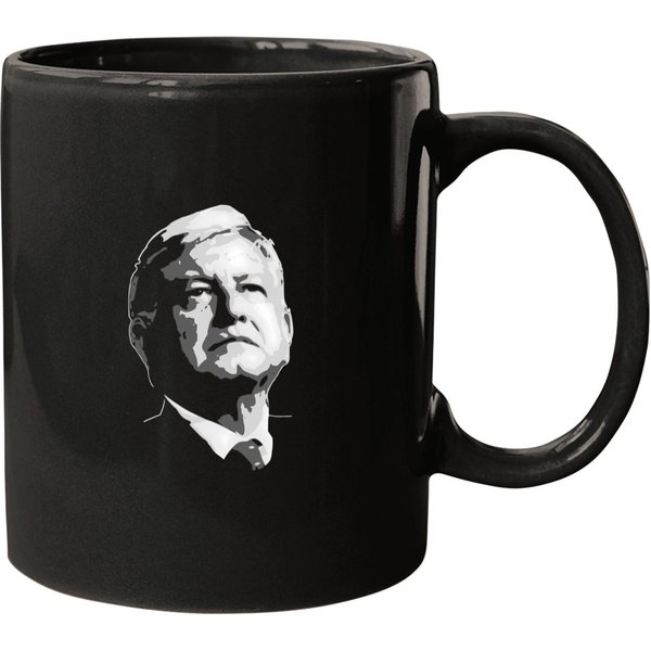 Amlo Black And White Mugs