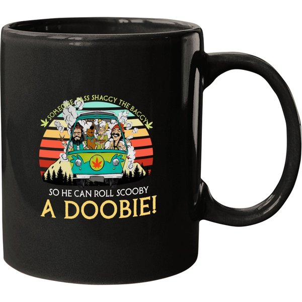 Pass Shaggy The Baggy So He Can Roll Scooby A Doobie Mugs-image