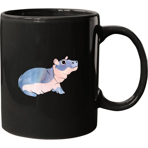 Watercolor Fiona The Hippo Mugs-image