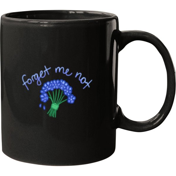 Forget Me Not Flowers Logo Mugs