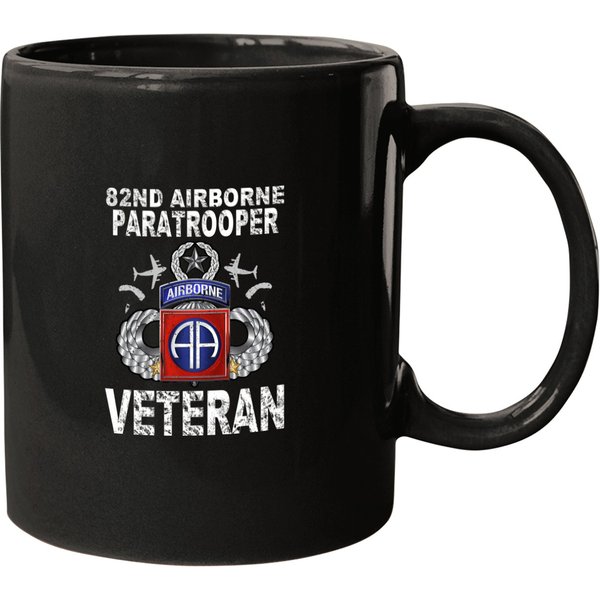 82nd Airborne Paratrooper Veteran Vintage Mugs