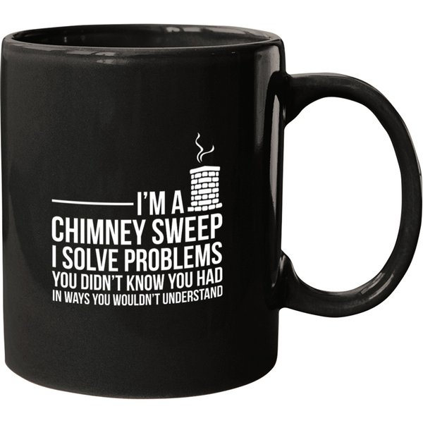 Chimney Sweep Funny Problem Solving Distressed61 Mugs-image