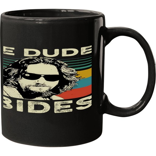 The Dude Abides Vintage Mugs, Big Lebowski Mugs, The Dude Mugs-image