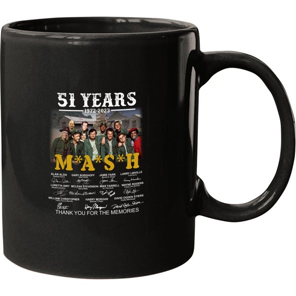 51 Years Anniversary Mash Tha.nk Y.ou Fo.r Th.e M.em.ories Signatures Movie Mugs
