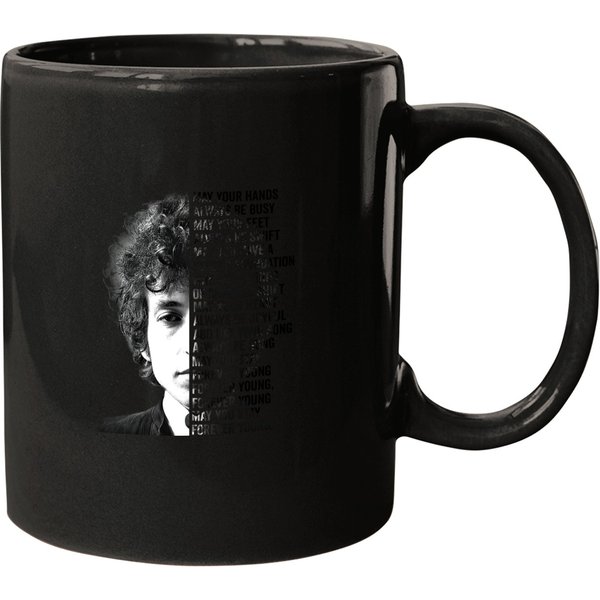 Bob-Dylan Forever Young Lyrics Men's Mugs-image