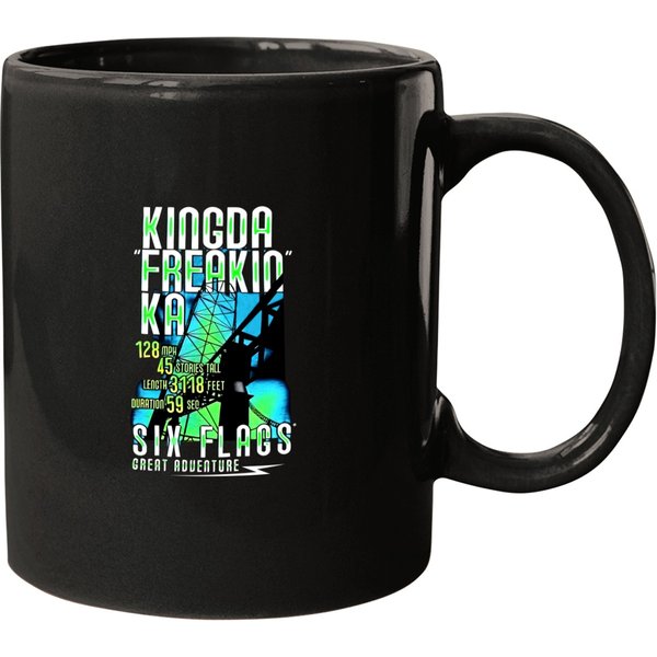 Vintage Y2K Six Flags "Kingda Freakin Ka" Mugs Size:Xl-image