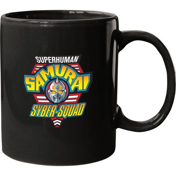 Superhuman Samurai Syber-squad Logo Mugs