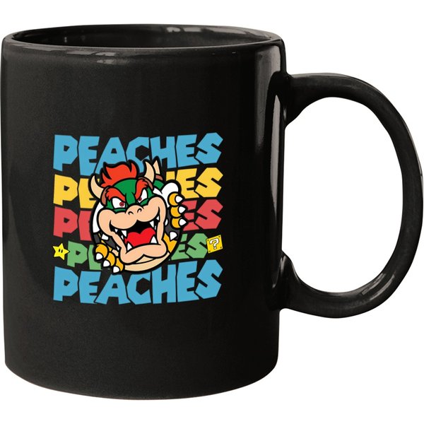 Bowser Peaches Mugs