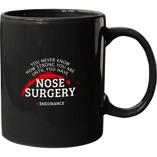 Nose Surgery Recovery Rhinoplasty Get Well Gift Mugs
