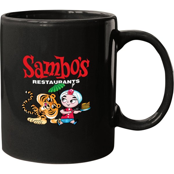 Sambo's Restaurant Logo With Sambo And Tiger Mugs