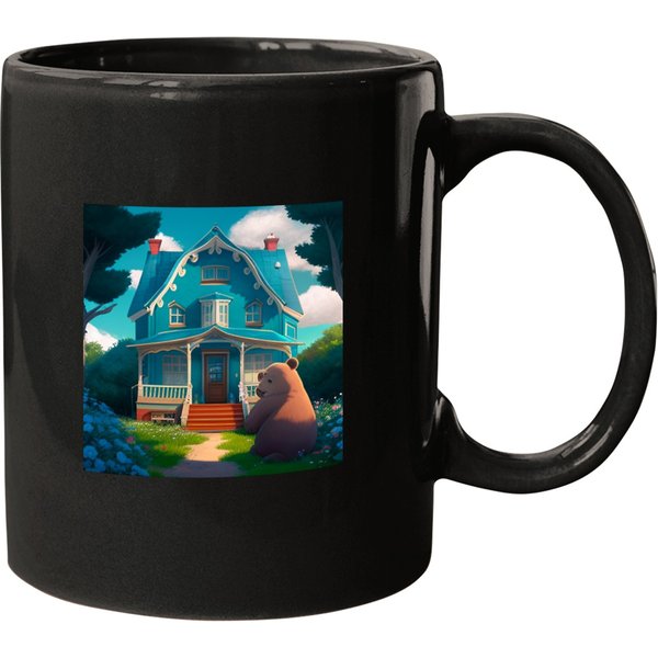 Bear And The Big Blue House Screen Print Mugs