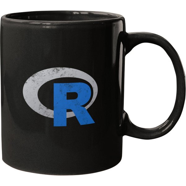R Logo Programming Vintage Distressed Design Mugs