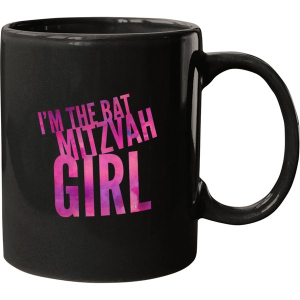 I_M The Bat Mitzvah Girl! Gift For Jewish Girl Bat Mitzvah Relaxed Fit Mugs-image