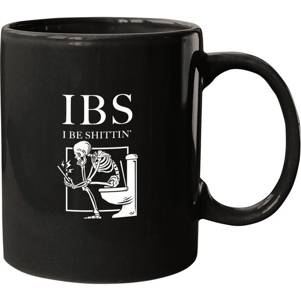 Ibs I Be Shittin Funny Skeleton T Mugs-image