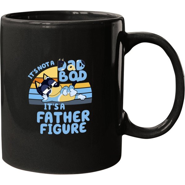 Blueydad Bandit It's Not A Dad Bob It's A Father Figure Mugs, Blueydad Dad Mugs-image