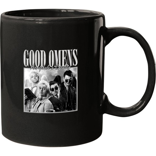 Good Omens Movie Mugs, Aziraphale 2023 Movie Bootleg Mugs