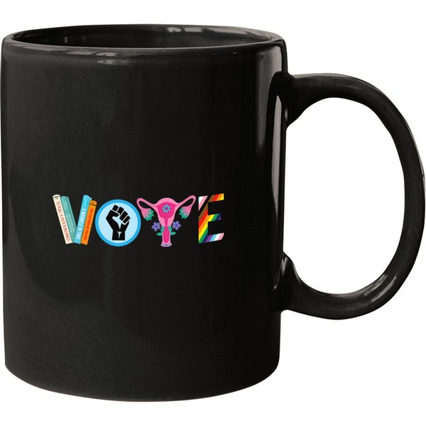 Vote Banned Books Black Lives Matter Lgbt Gay Pride Equality Mugs-image