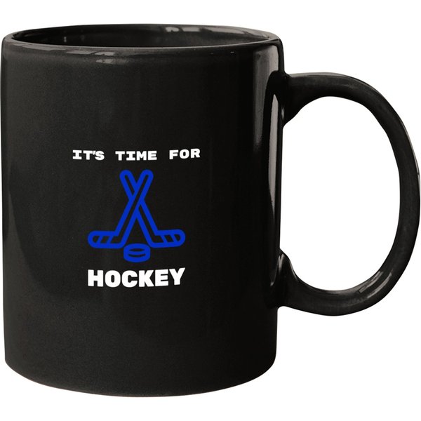 It's Time For Hockey Mugs