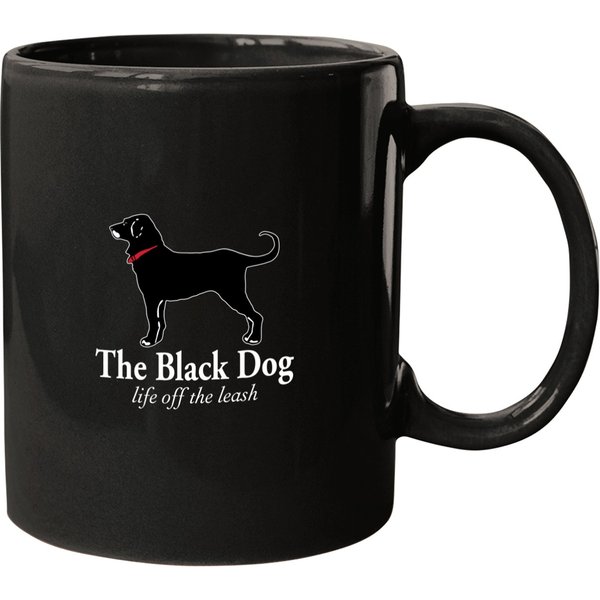 The Black Dog Logo Life Off The Leash Mugs-image